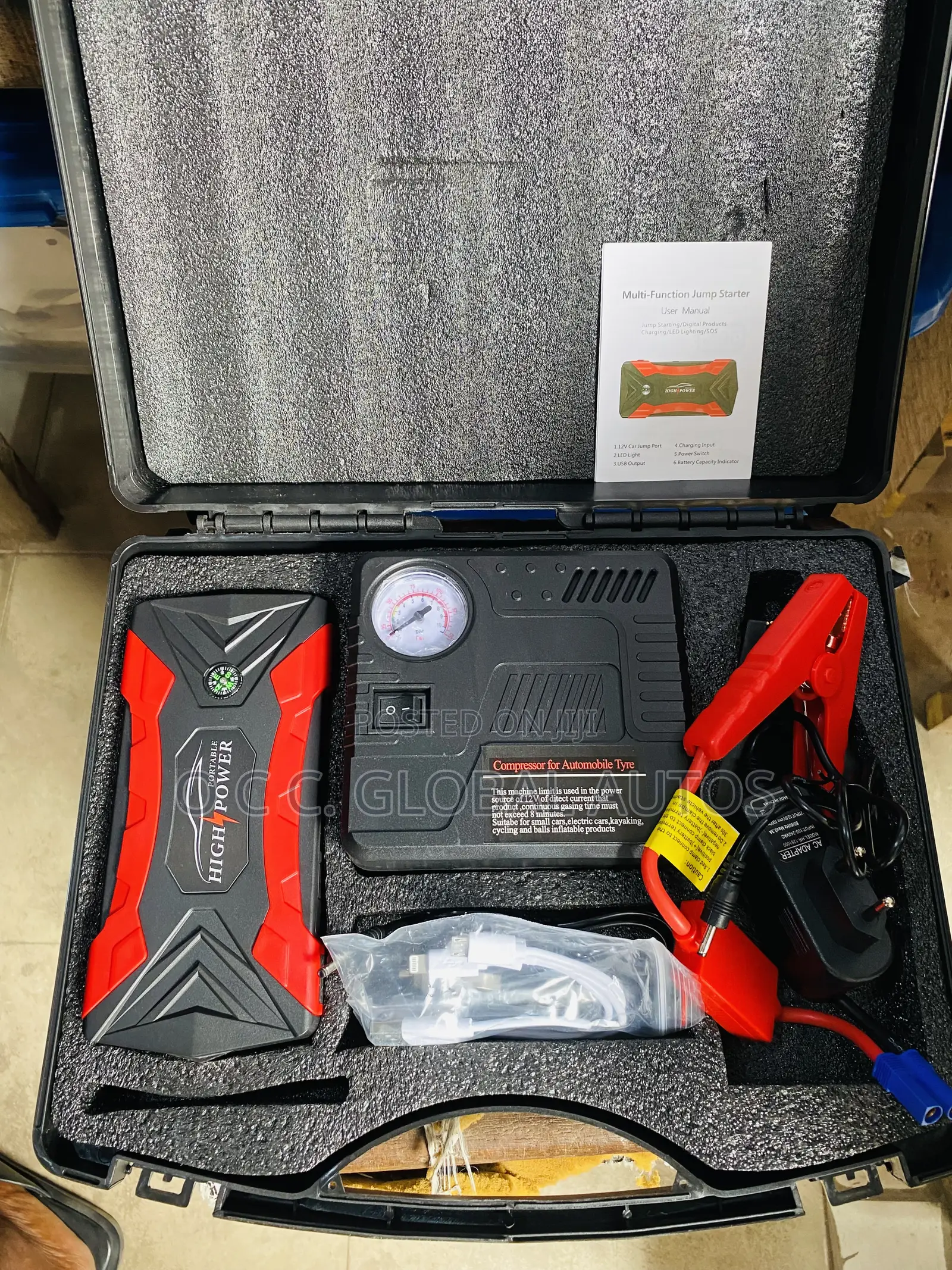 Original Jump Starter With Tire Pump for All Cars