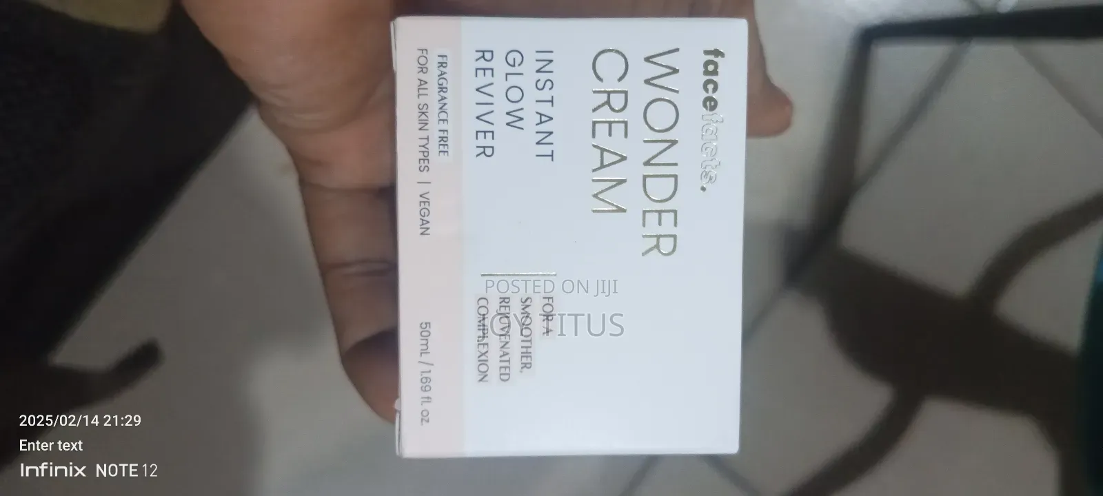 Face Facts. Wonder Cream