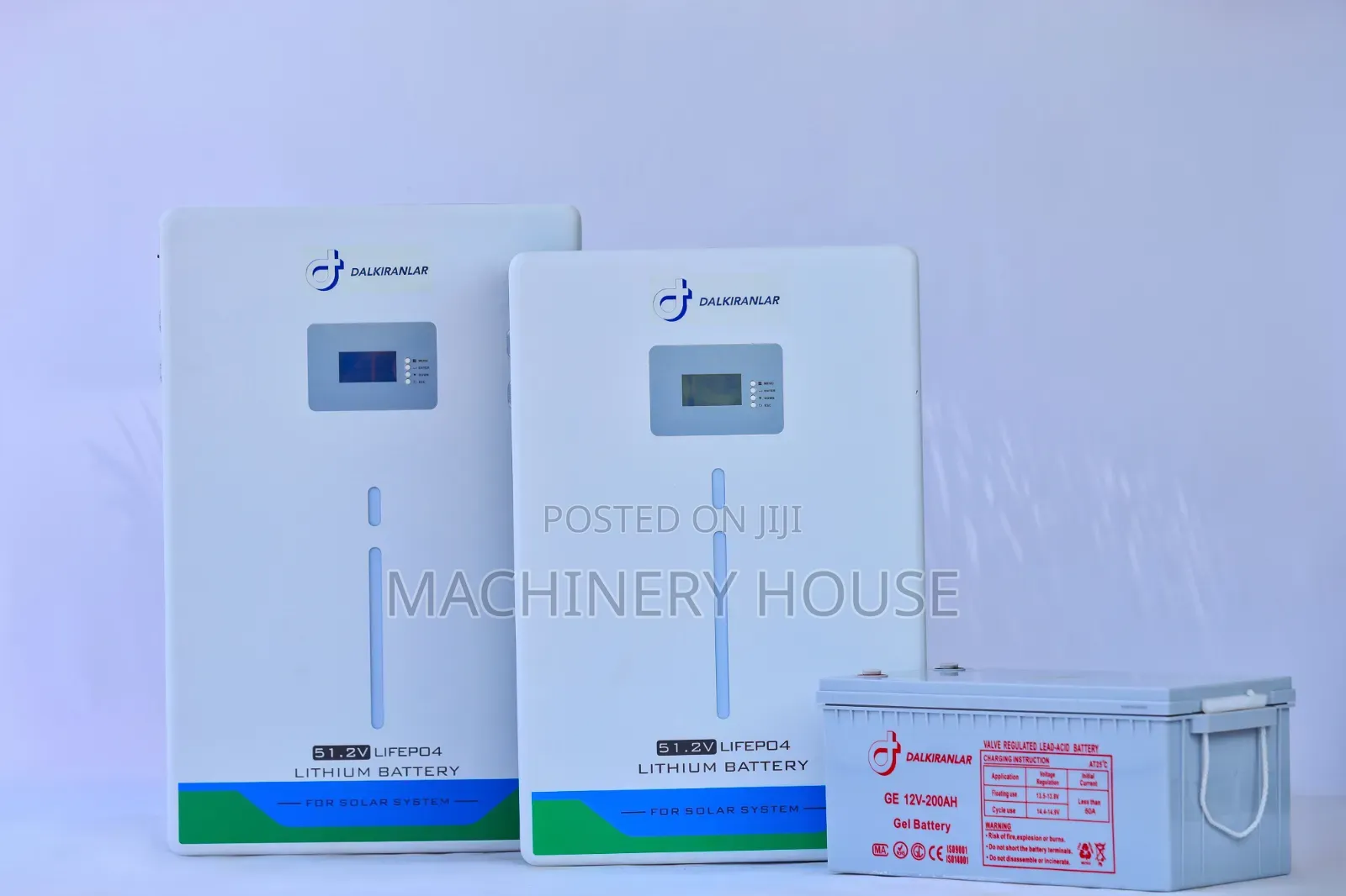 Gel Batteries 12V
200ah