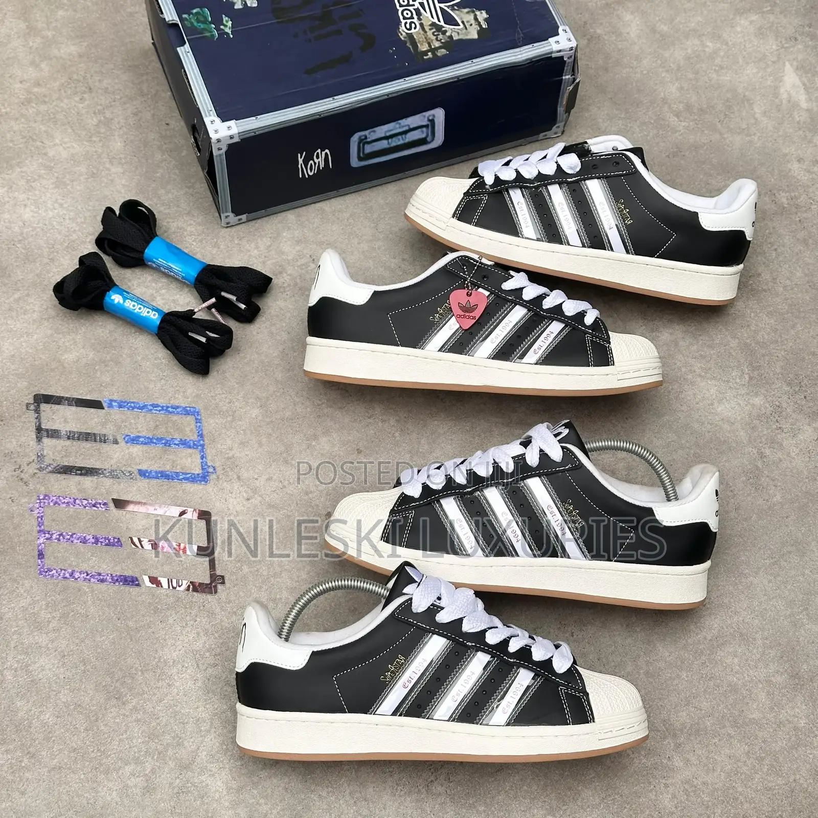 Original Adidas X Korn Superstar Sneakers