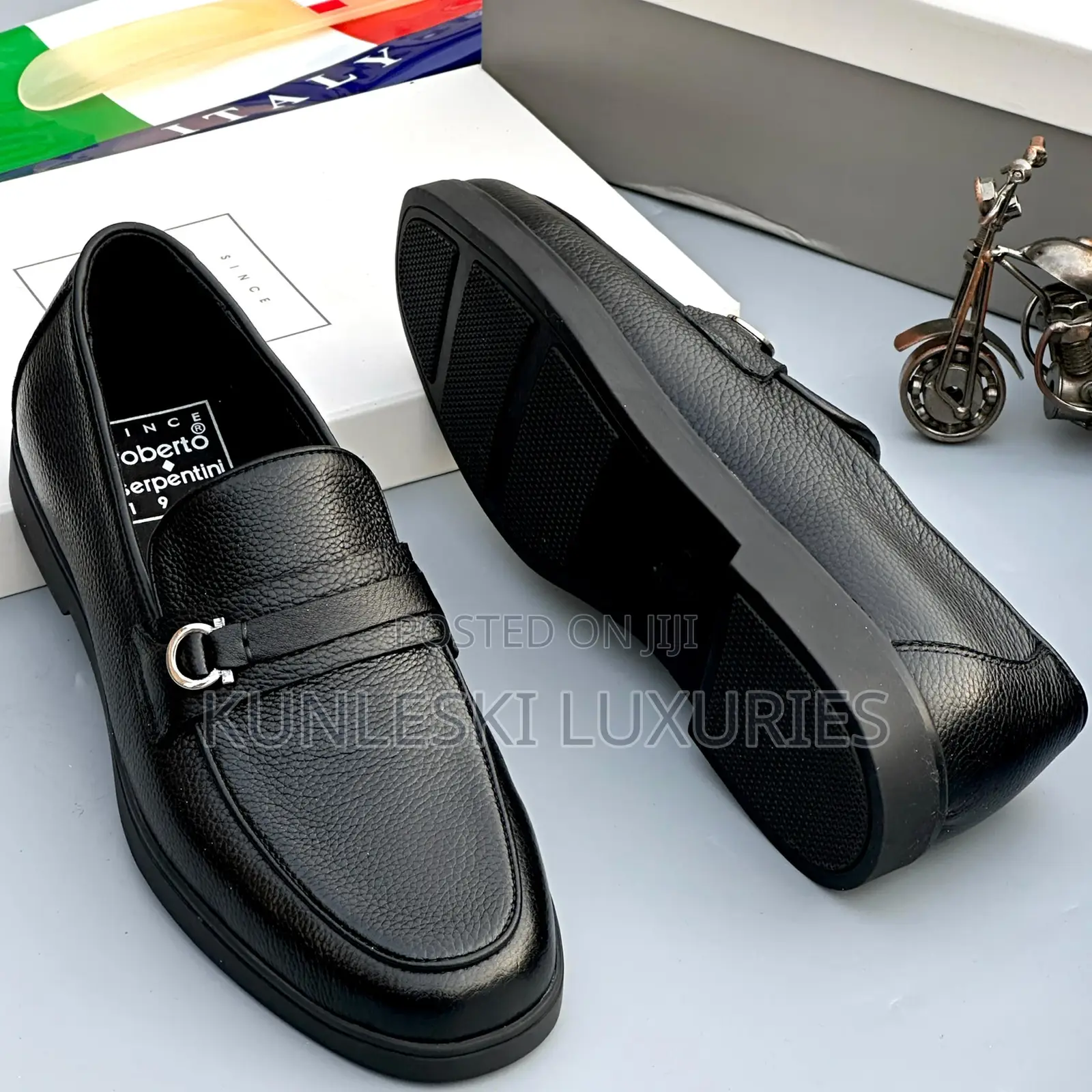 Original Roberto Serpentini Black Shoe