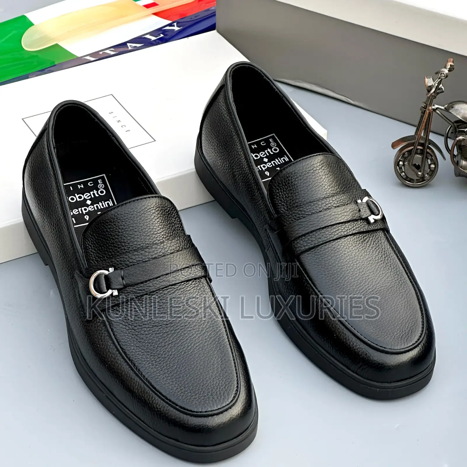 Original Roberto Serpentini Black Shoe