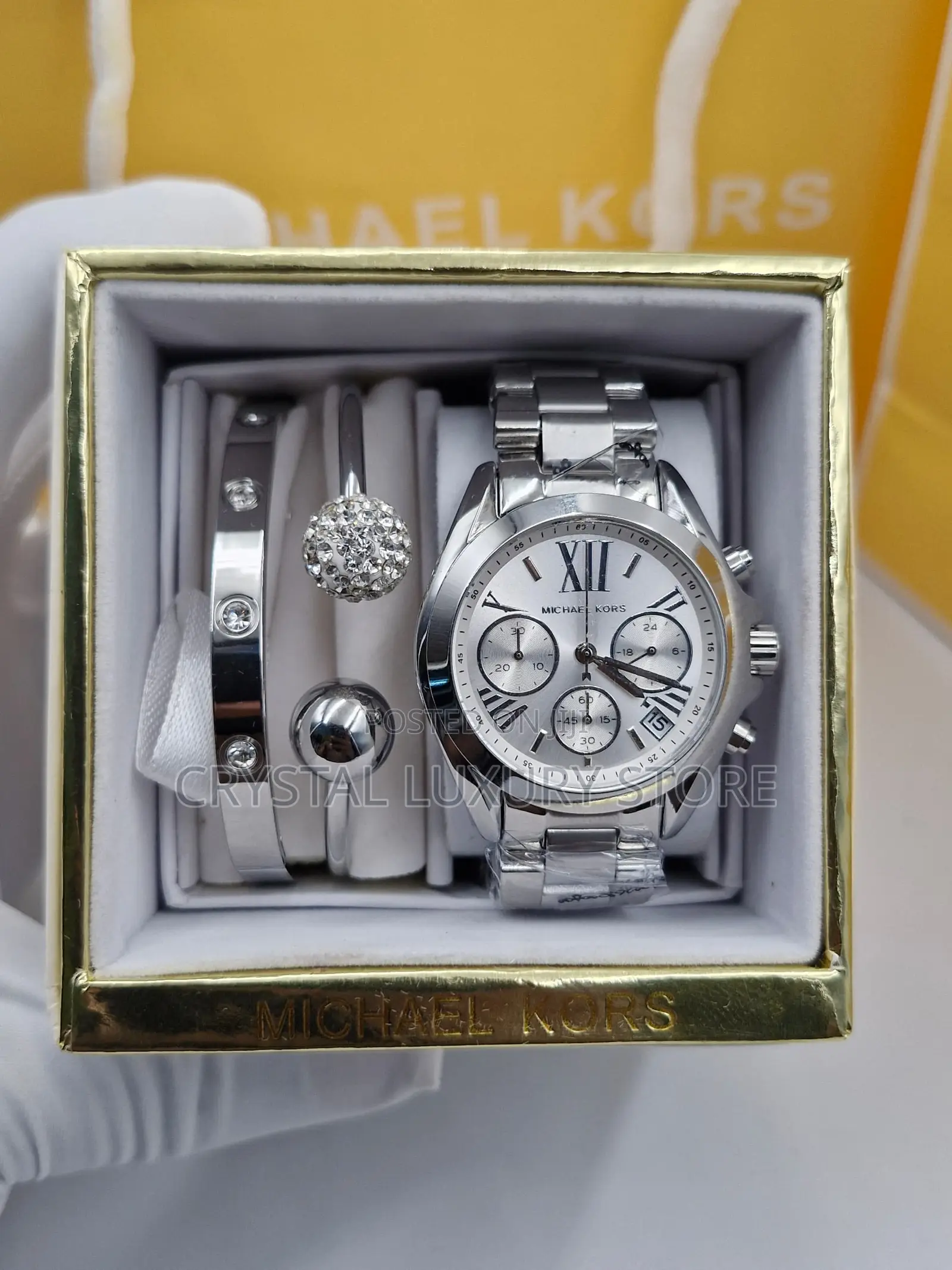 Michael Kors Quality Men Chain Strap Wristwatch