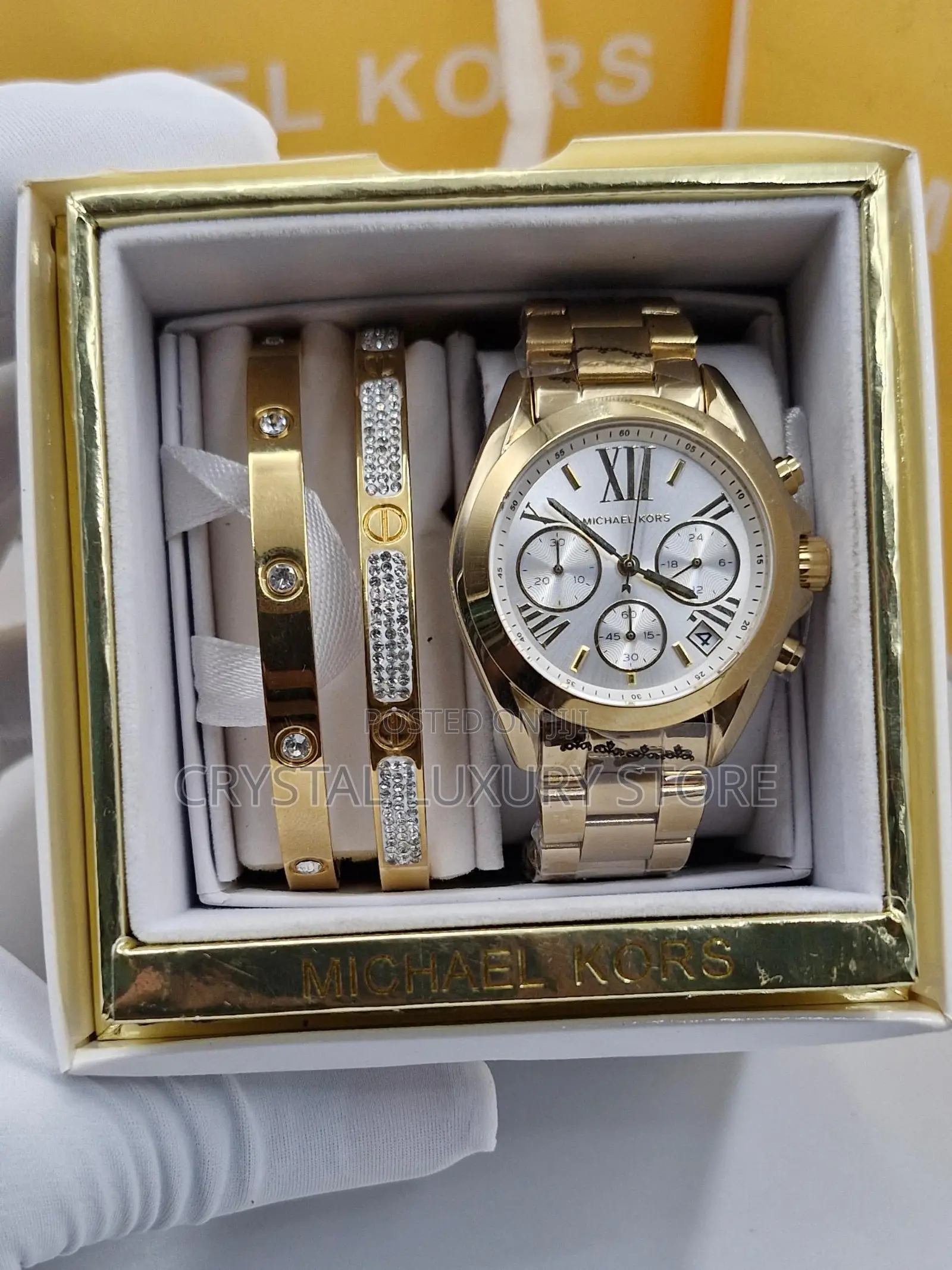Michael Kors Quality Men Chain Strap Wristwatch