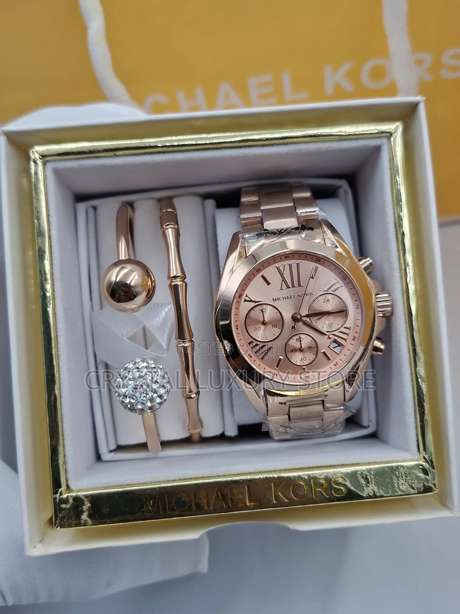 Michael Kors Quality Men Chain Strap Wristwatch