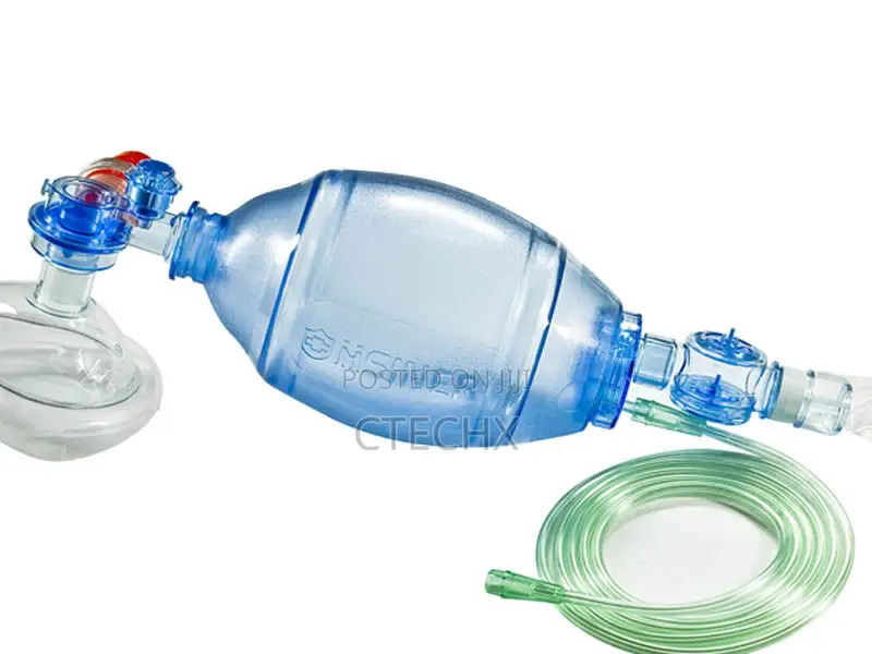 Adult Manual Resuscitator 1500ml PVC Ambu Bag+Oxygen Tube