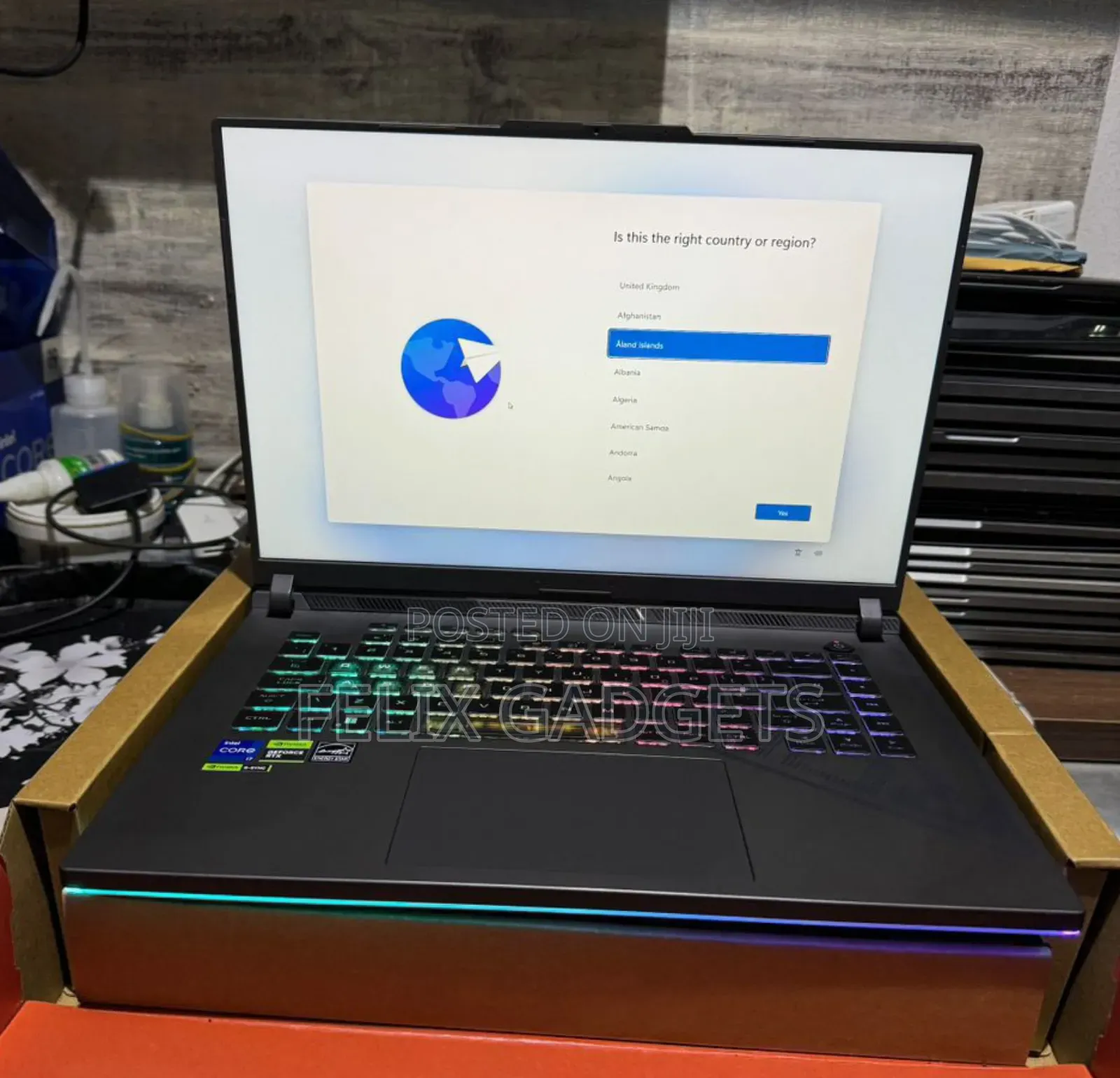 New Laptop Asus ROG Strix G16 G614 16GB Intel Core I7 SSD 1T