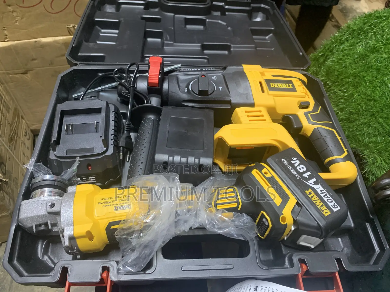 2in1 Machine Angle Grinder and Rotary Hammer