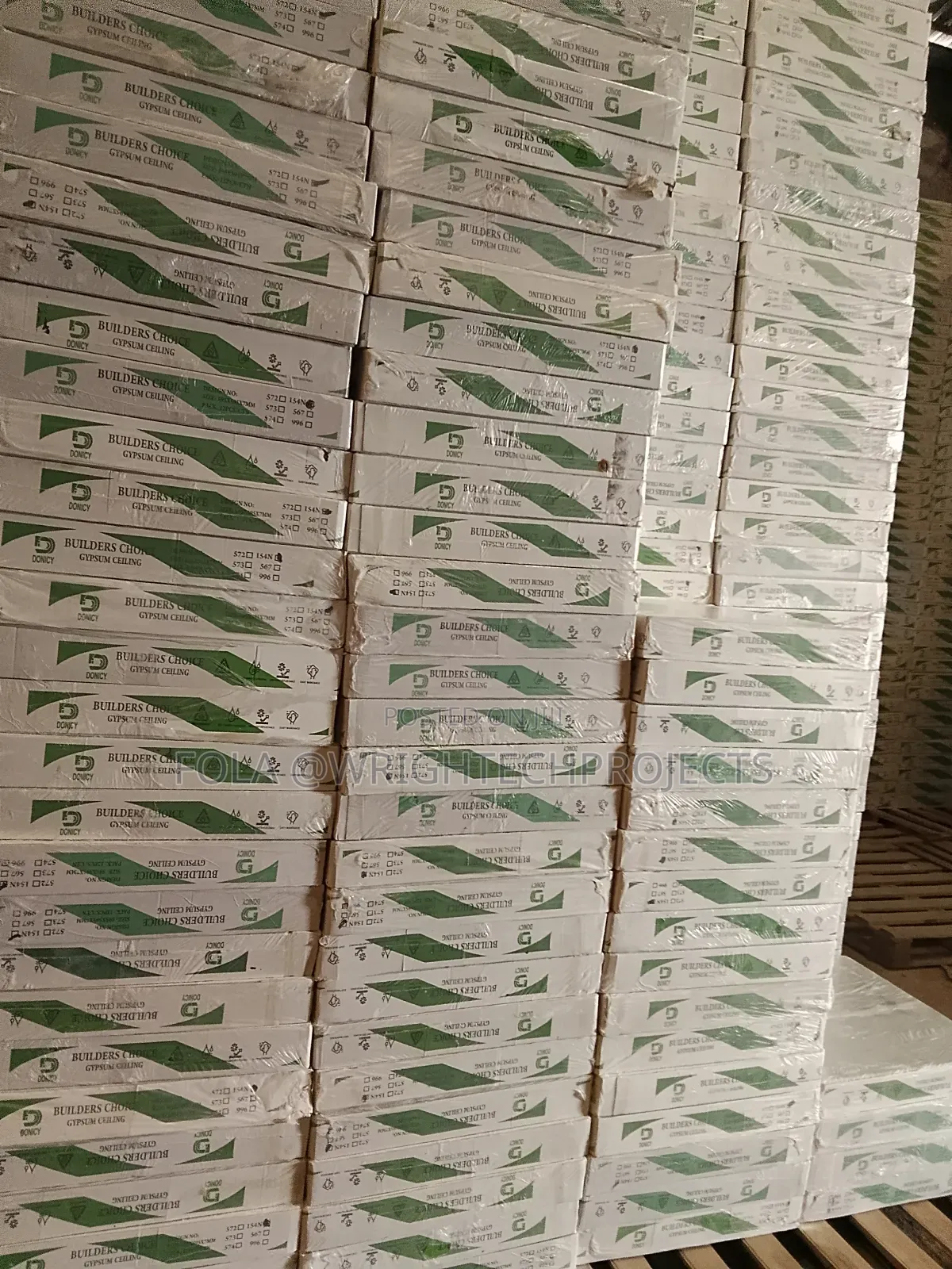 60x60 Gypsum Suspended Ceiling Tiles