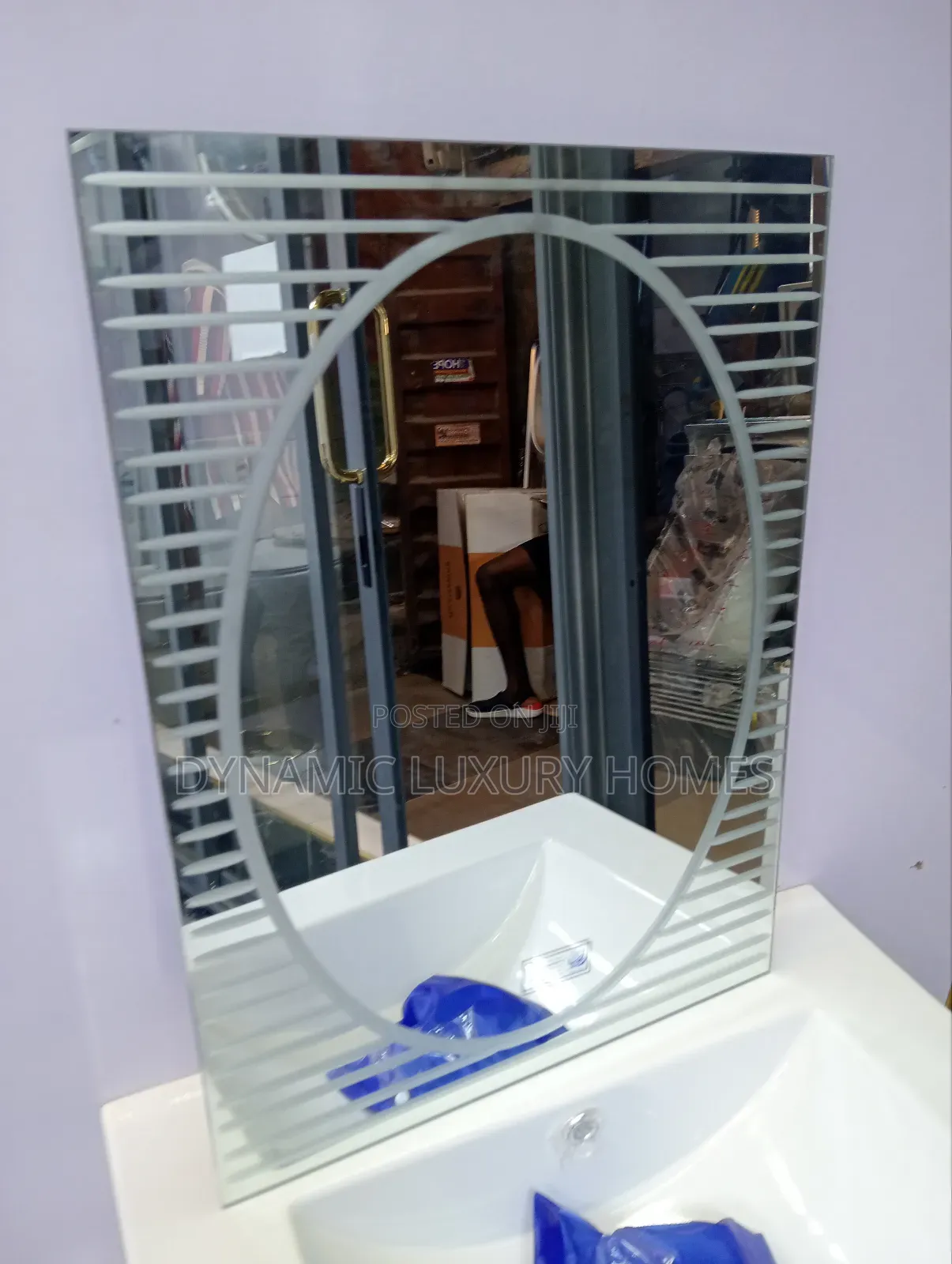 Square Plain Mirror With Designs