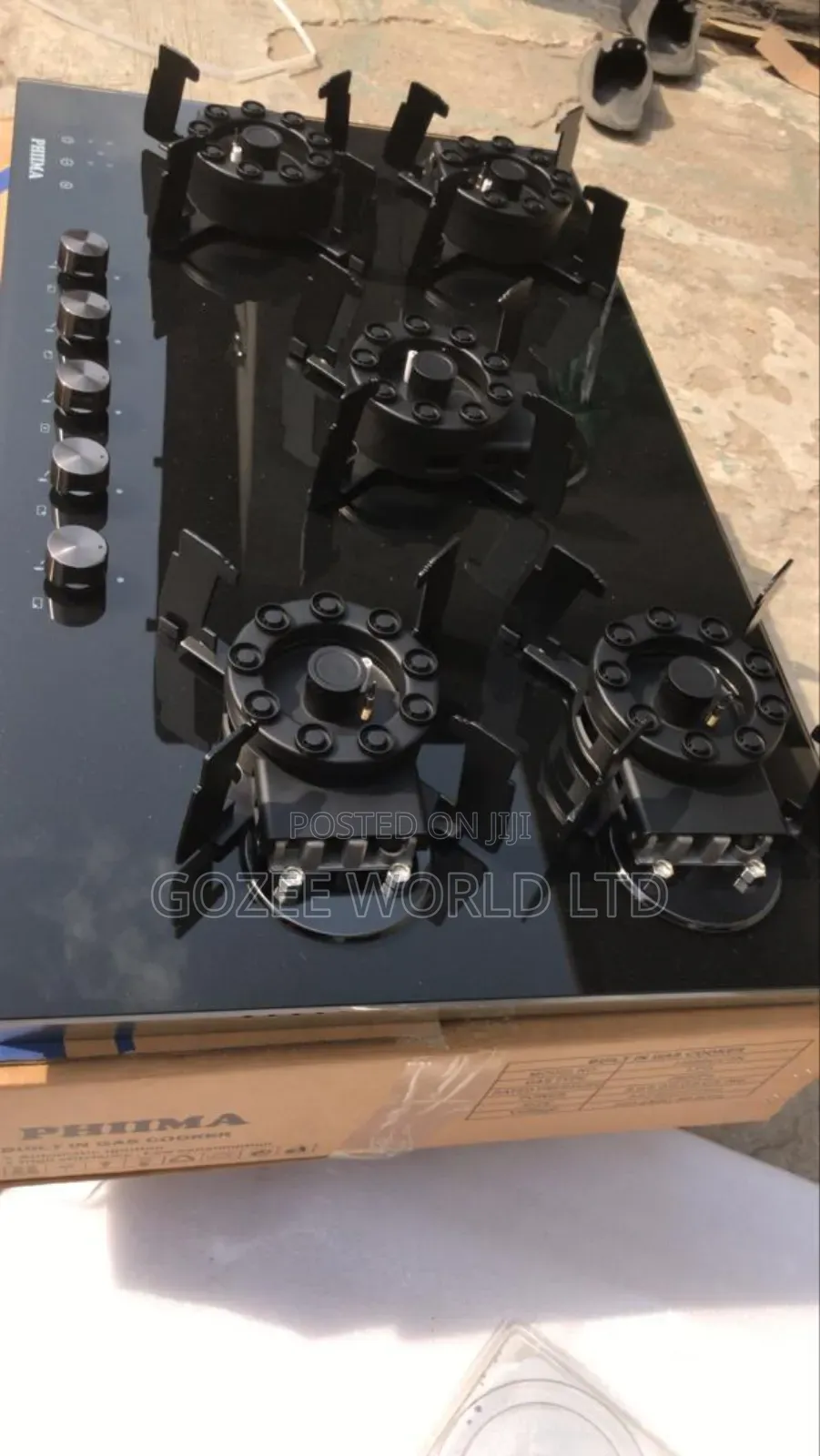 Luxury 5 Burner Flip Up Gas