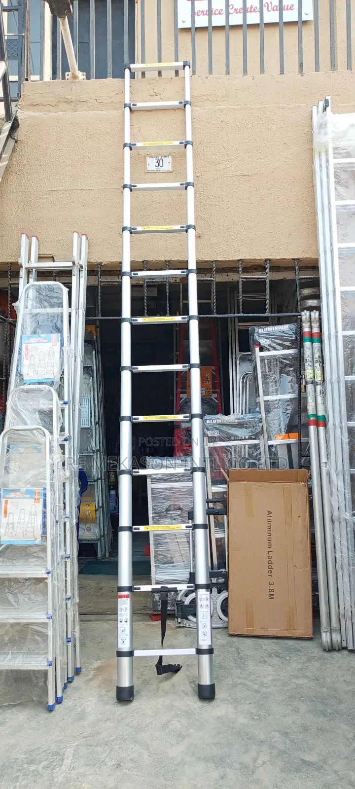 3.8metres Heavy Duty Telescopic Ladder