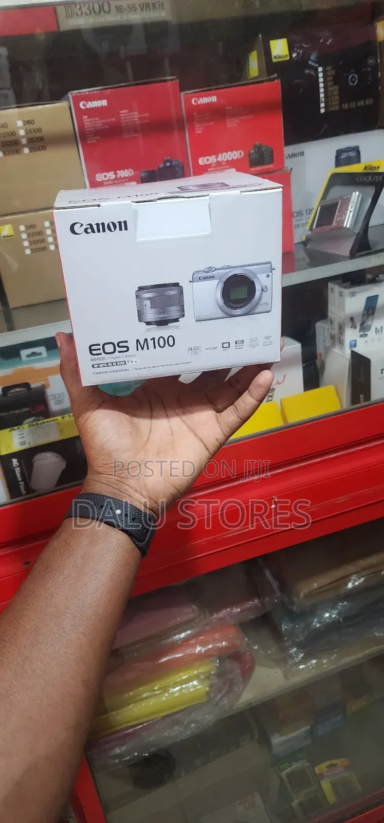Canon EOS M100 Mirrorless Digital Camera With 15-45mm Lens