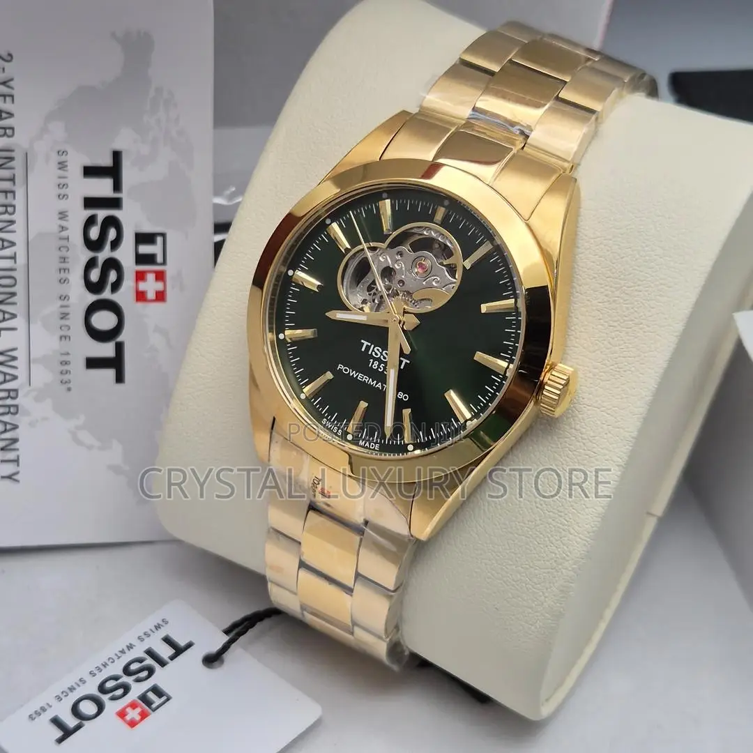 Tissot Quality Luxury Men Chain Strap Wristwatch