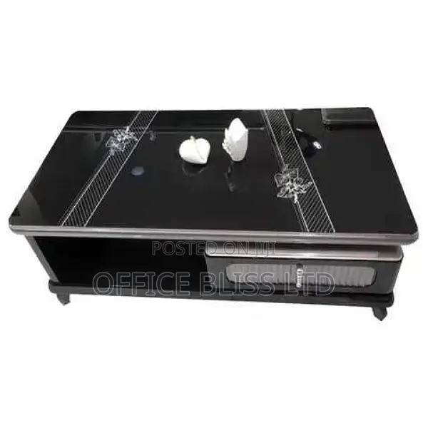 New Modern Living Room Wooden Center Table ,Glass Top