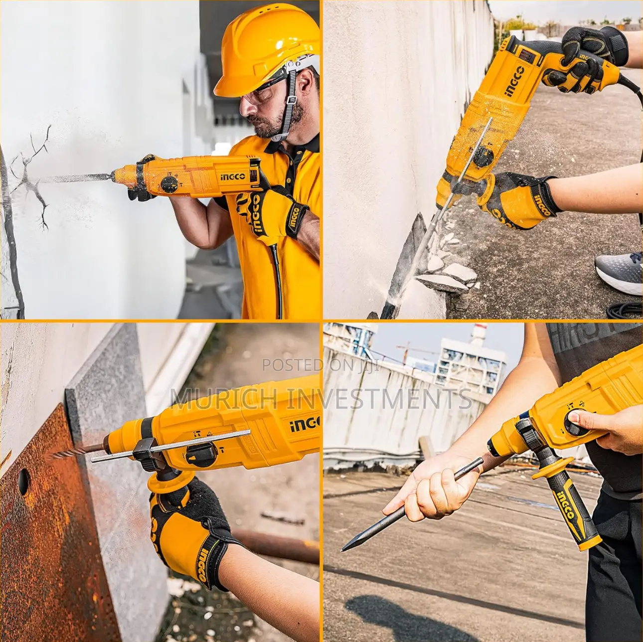 Ingco Rotary Hammer 800W, 4000bpm, 2.5J, SDS Plus Chuck