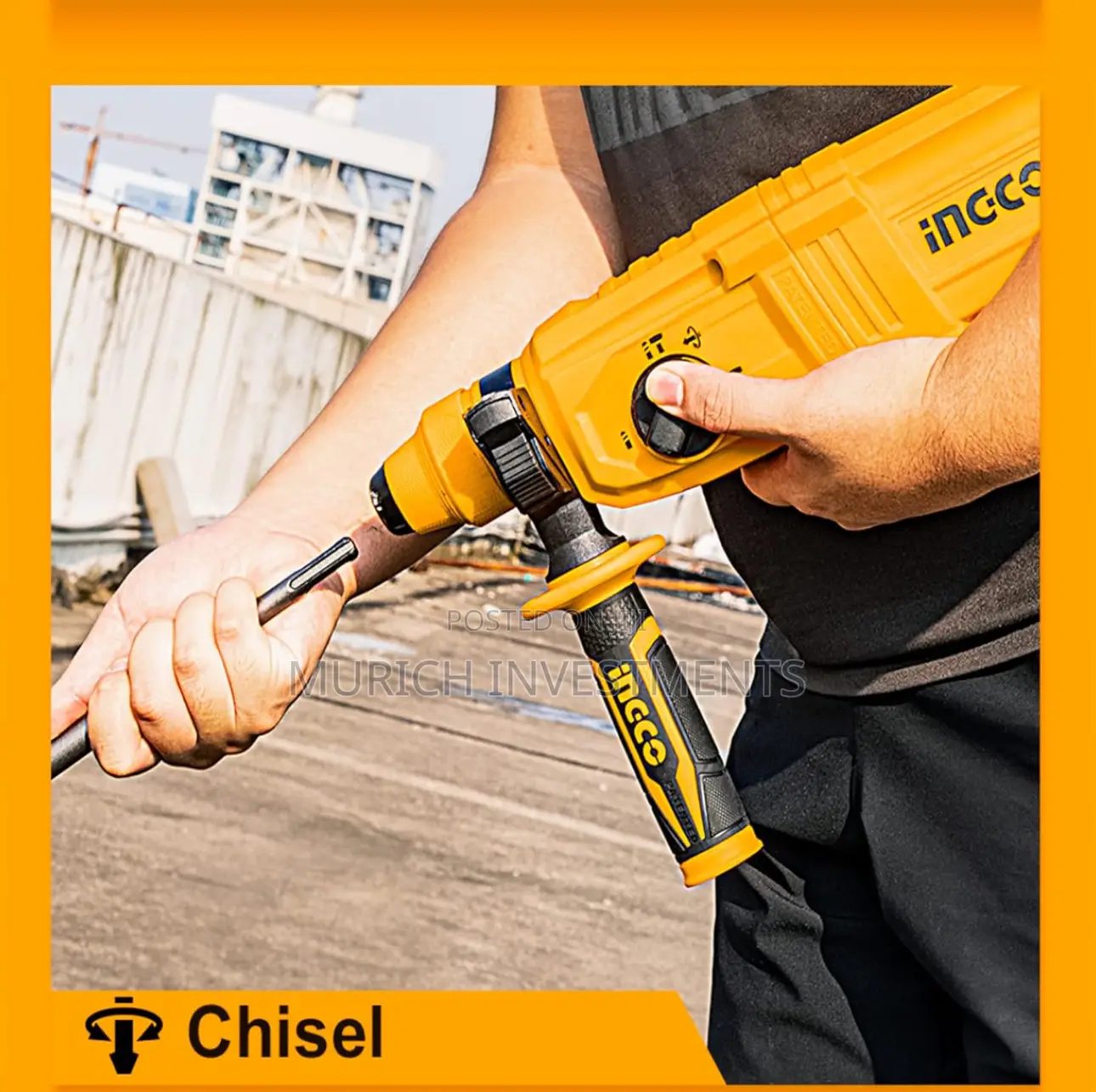Ingco Rotary Hammer 800W, 4000bpm, 2.5J, SDS Plus Chuck