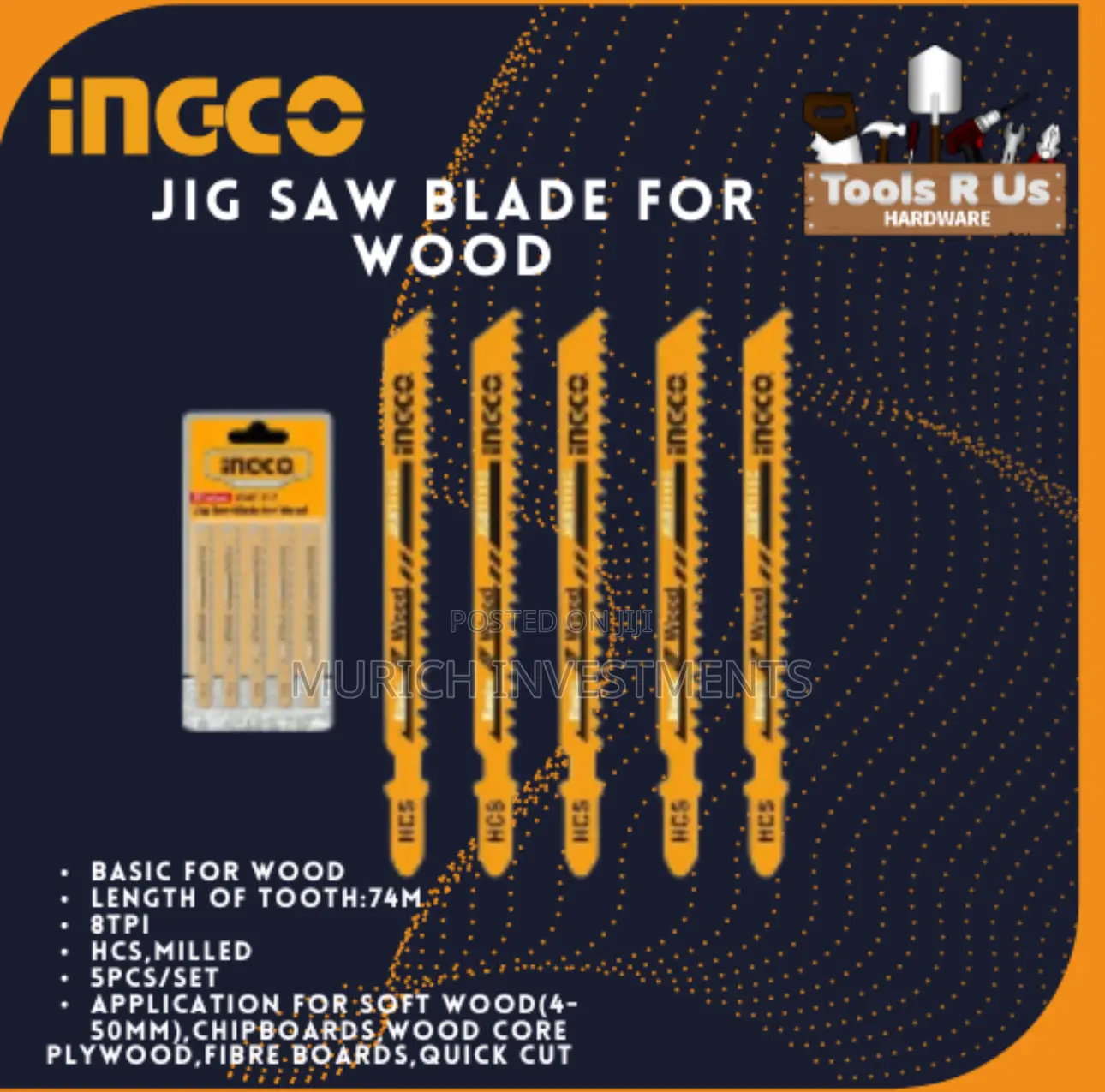 Set of Jigsaw Blade