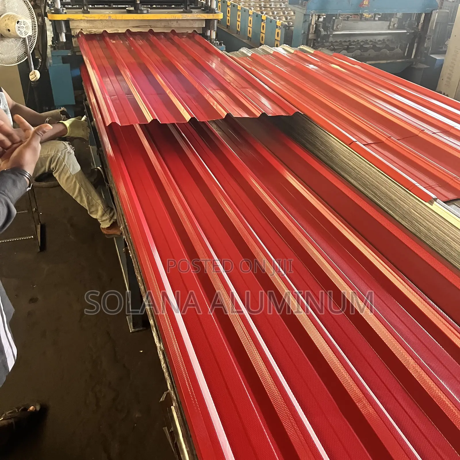 Complete 0.24mm Alozinc/Alosteel Ppgi Long Span Roof Sheet