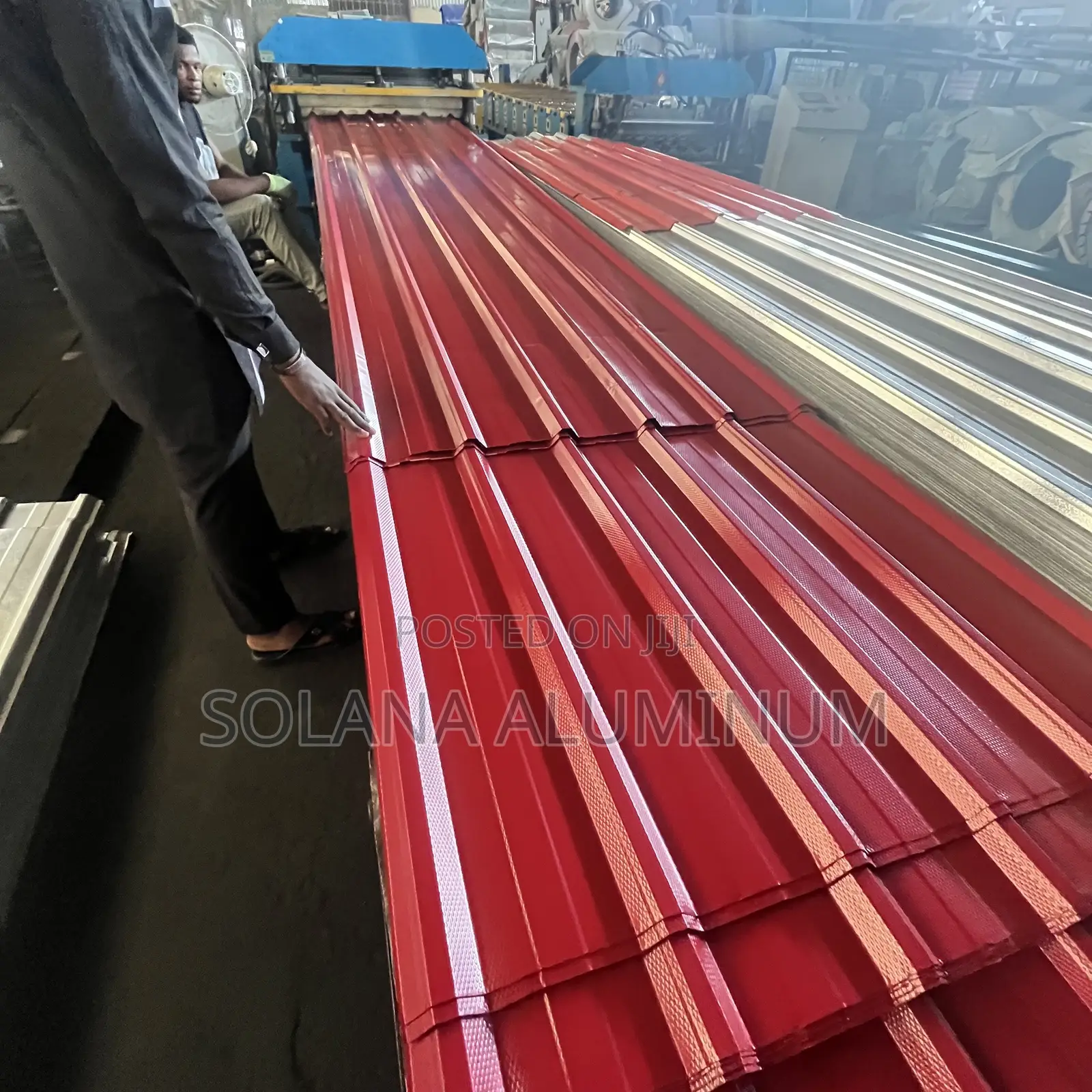 Complete 0.24mm Alozinc/Alosteel Ppgi Long Span Roof Sheet
