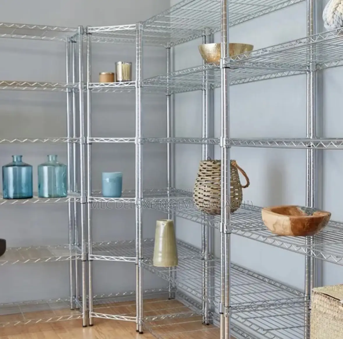 Stainless Edge/Corner Type Cooling Wire Rack (Chrome Shelf)