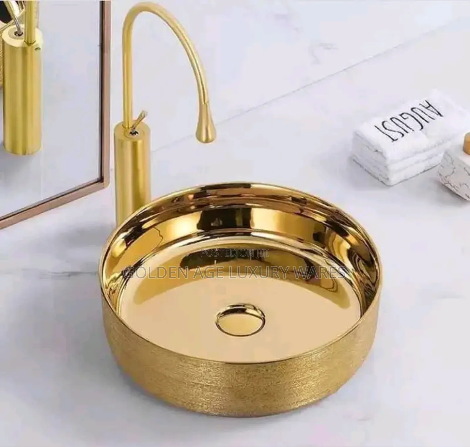 Luxury Gold Basin Mixer