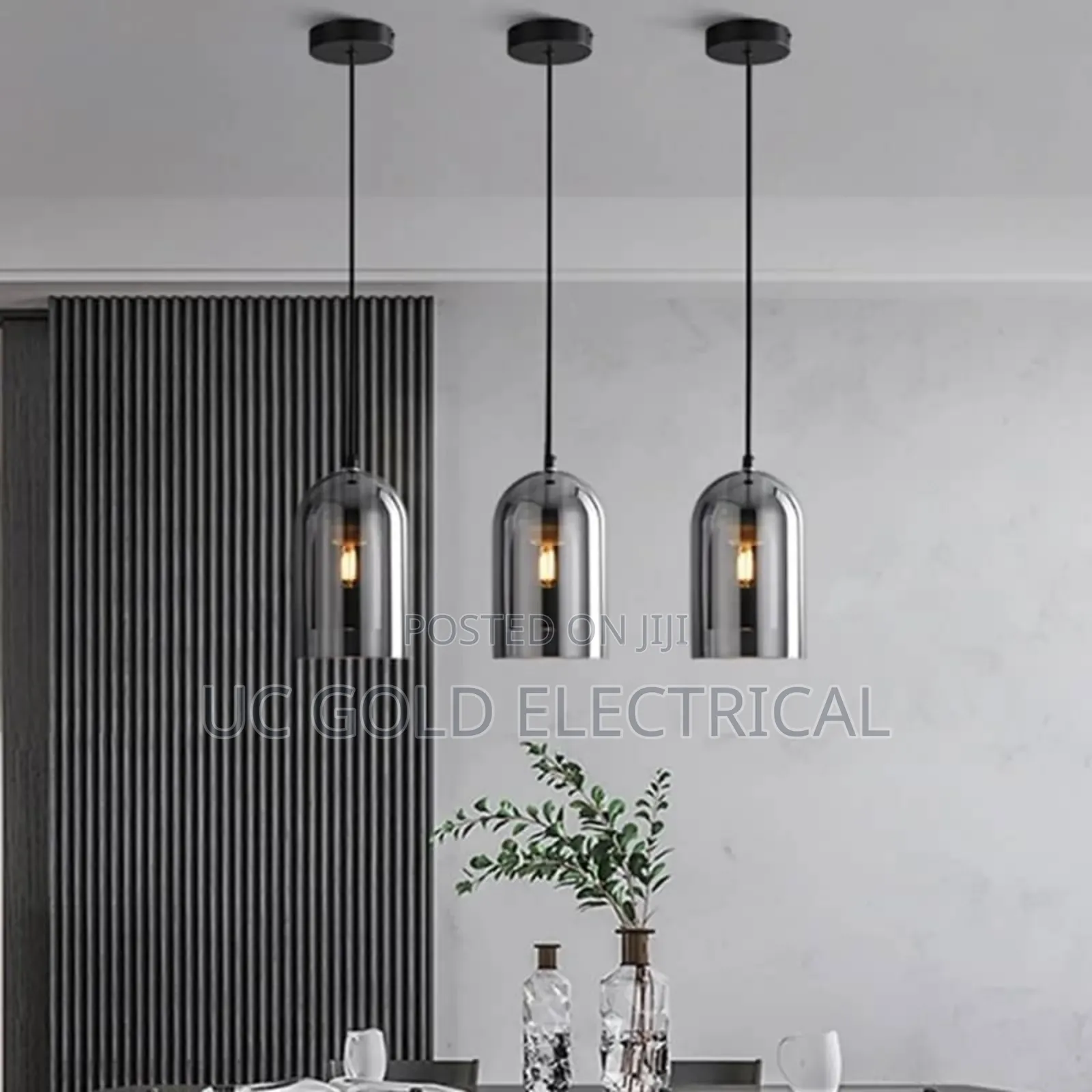 Modern Black Dropping Light