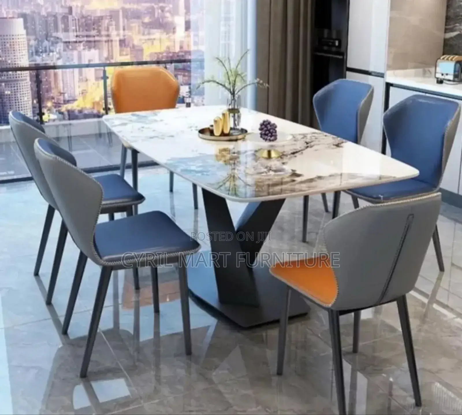 Turkish Dining Table Set by Six Seater