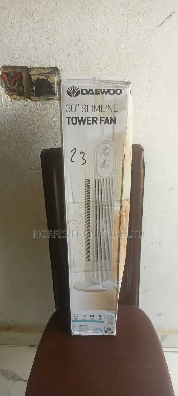 30" Slimline Daewoo Tower Fan