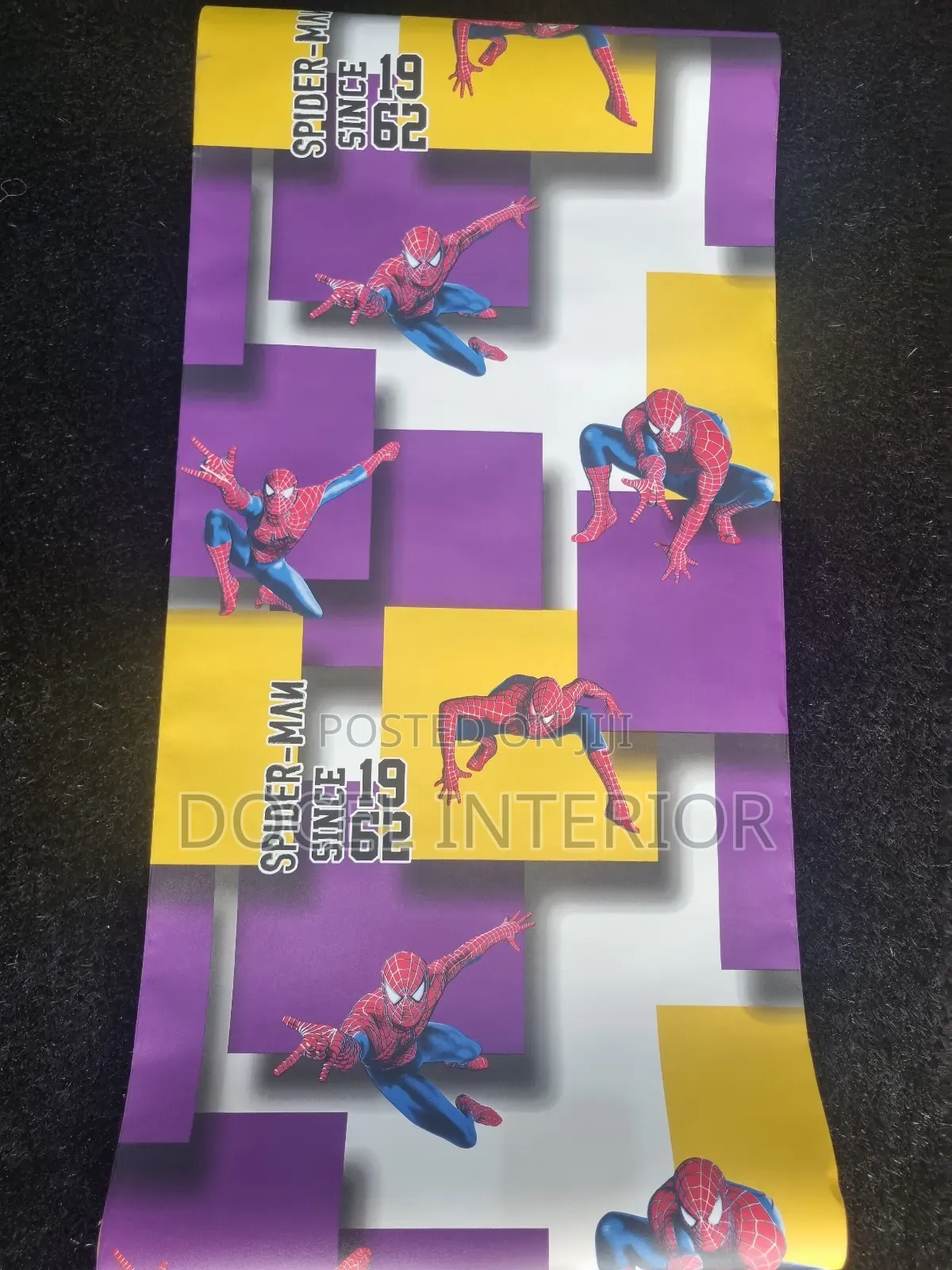 Purple Spiderman Children Wallpaper