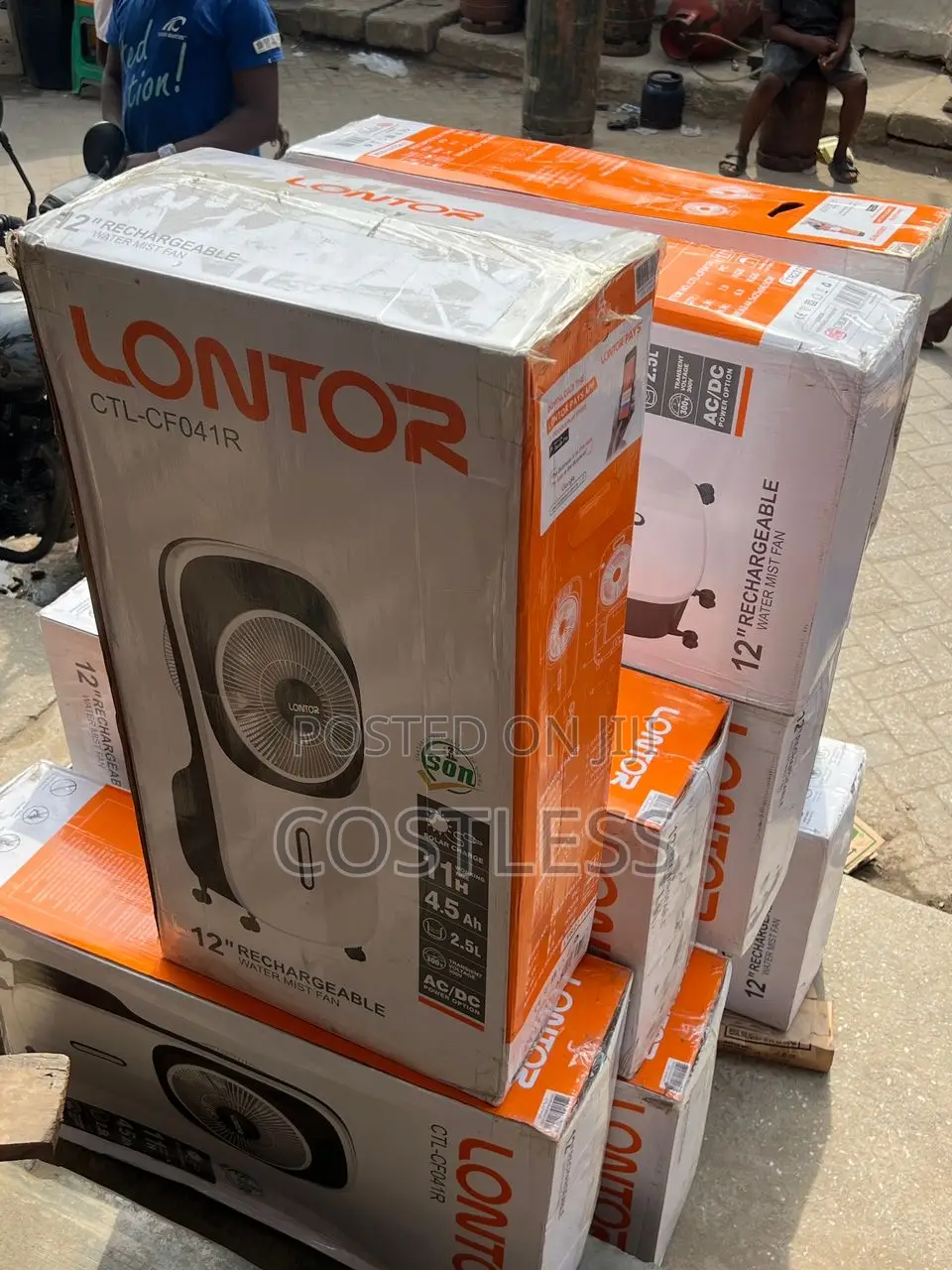 Lontor Rechargeable Mist Fan