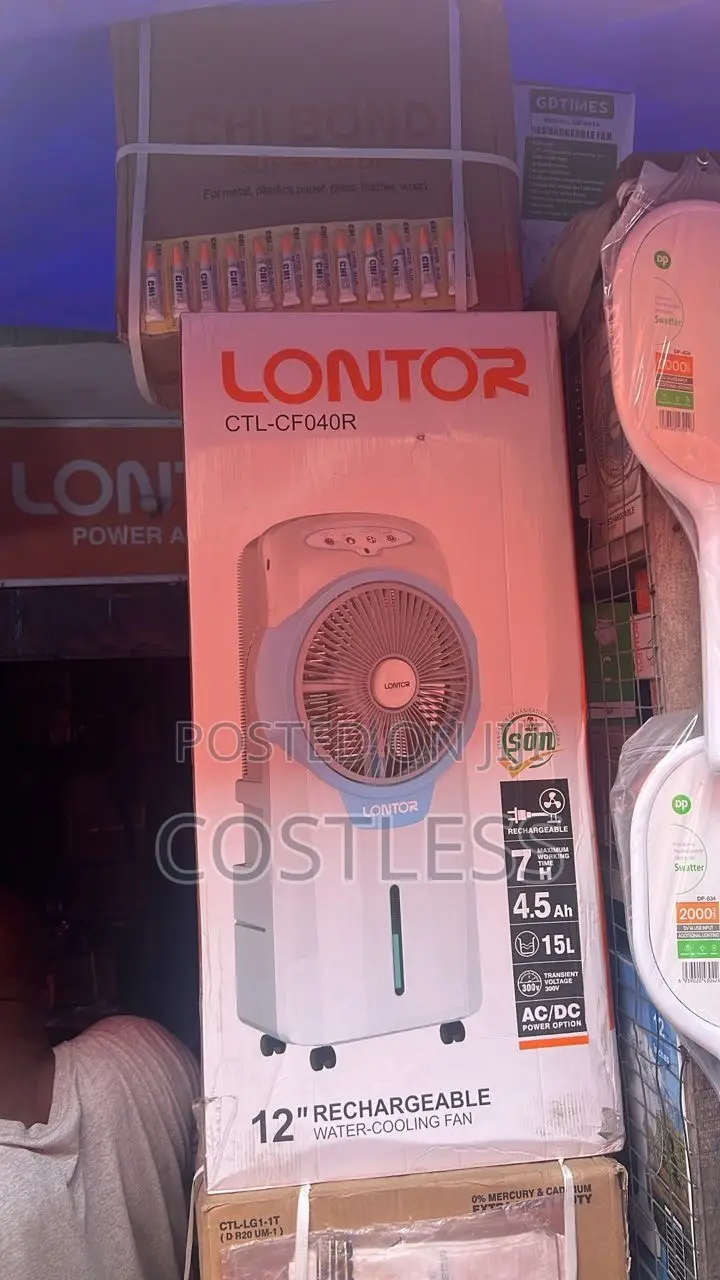 Lontor Rechargeable Mist Fan