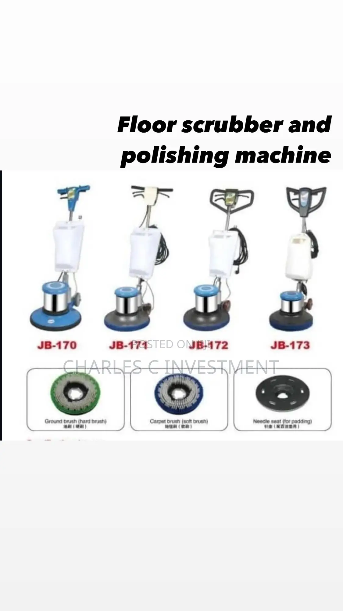 Floor Scrubber And Polishing Machine