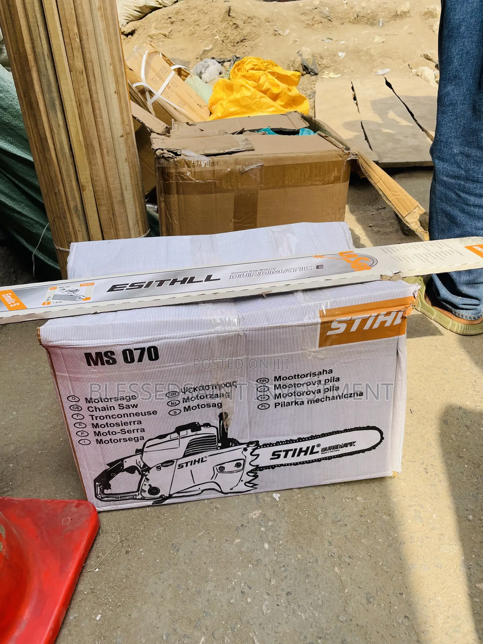 Original Ms 070 Stihl Chainsaw Machine Petrol 36”