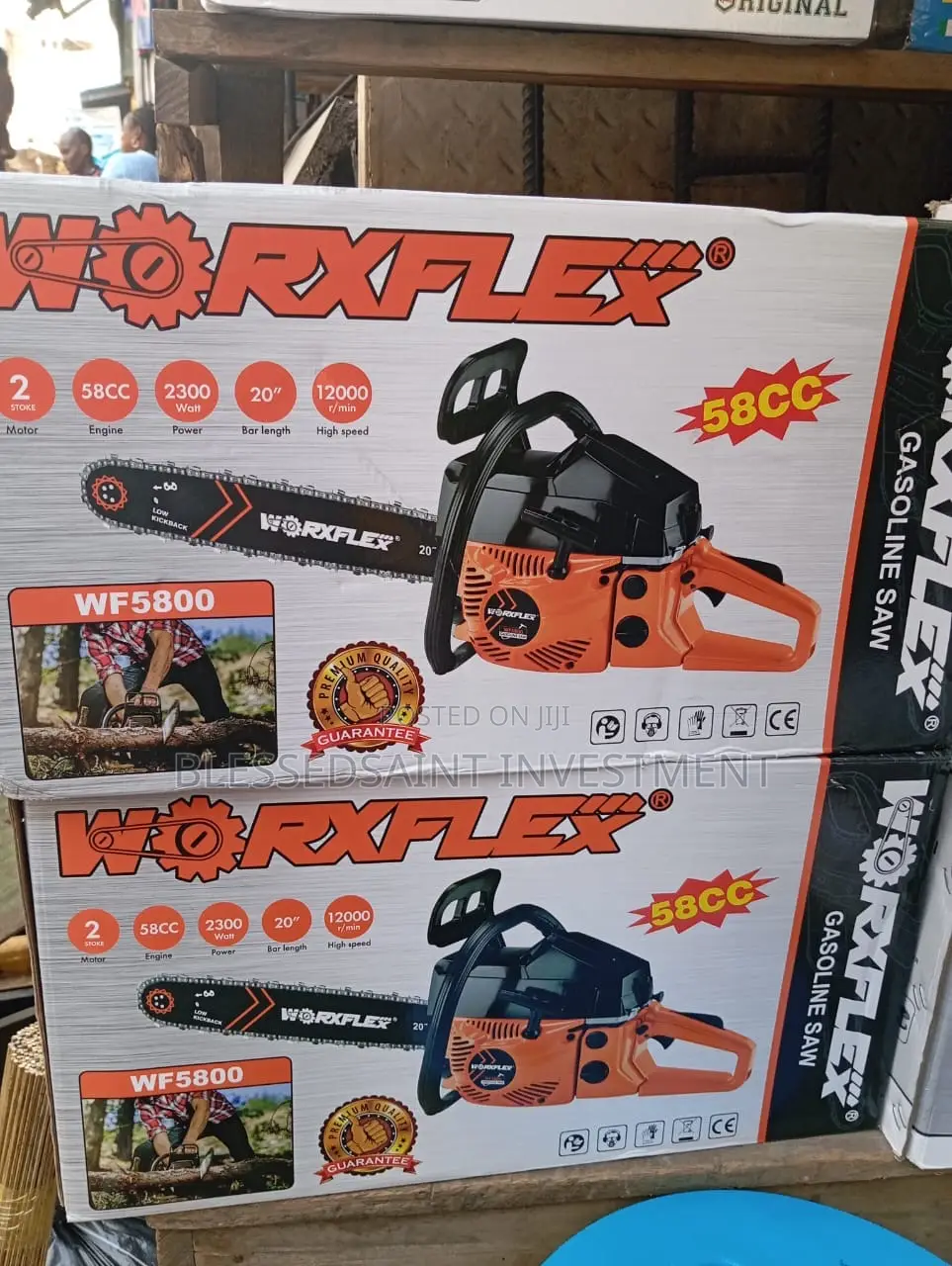 Worxflex Gasoline Chainsaw 20”