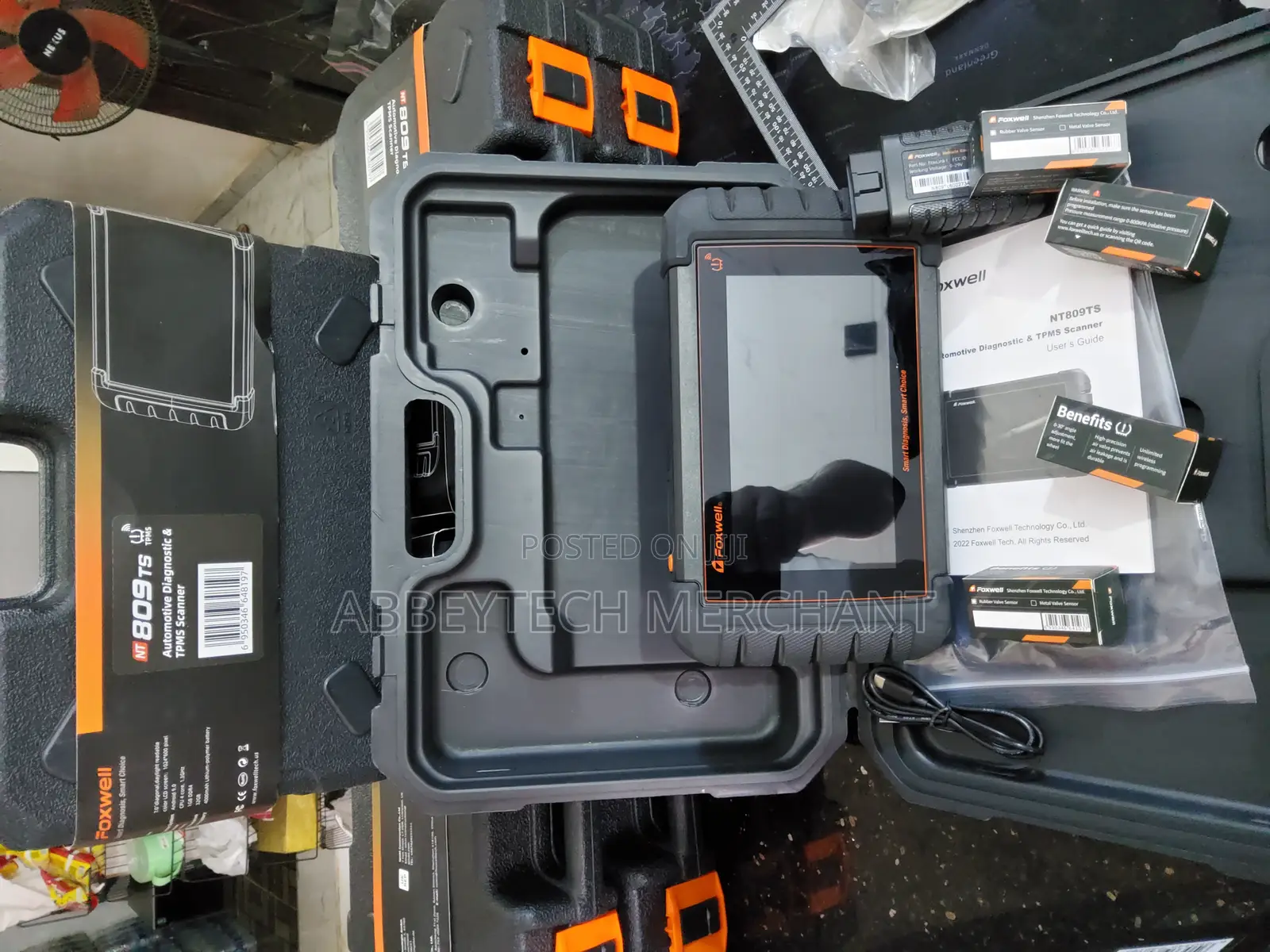 Foxwell Nt809ts Tpms, Immo Cars Scanner Wit Reset Sevices