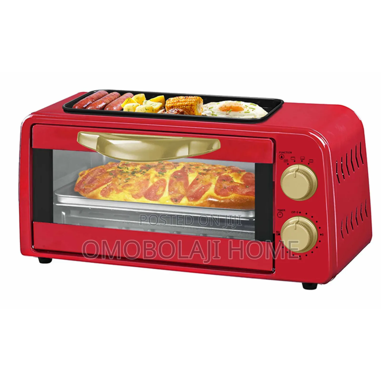 12 Liters Master Chef Oven With Top Grill