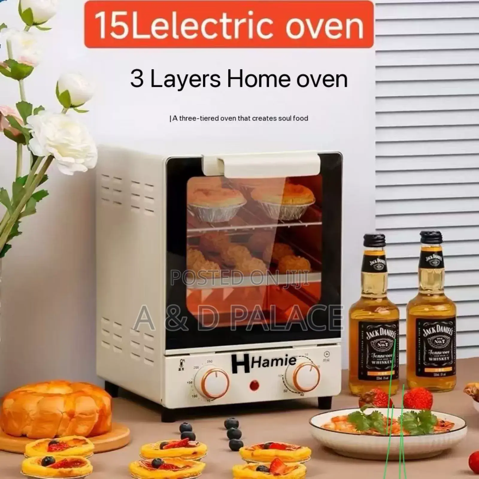 15L 3layers Multifunctional Oven - Hamie Brand