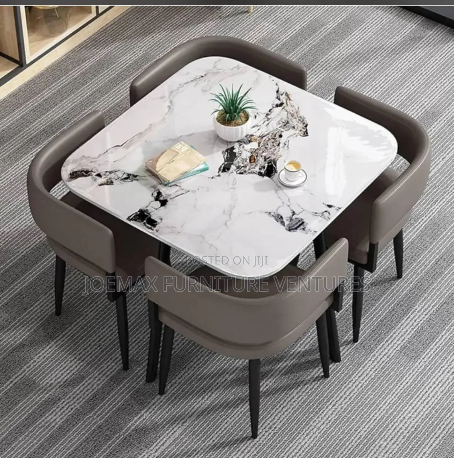 Portable Marble Dining Table By4 .