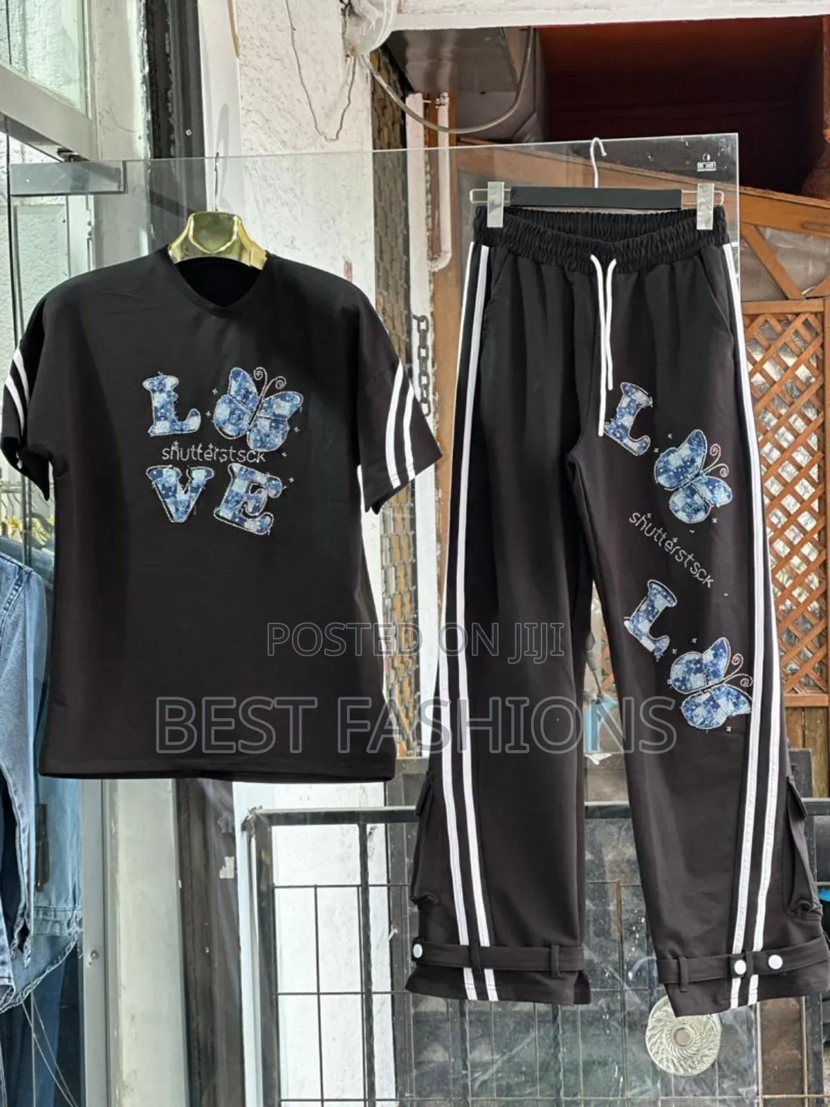 Ladies White 2 Piece Trousers