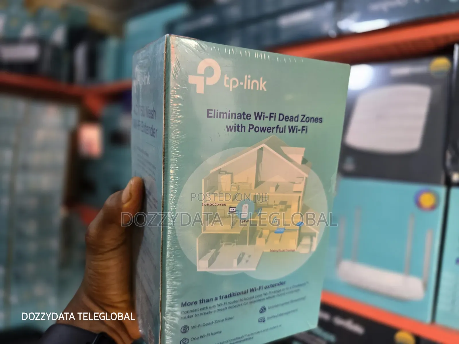 Tplink Re450 Mesh Wifi Extender Ac1750 Dual Band 1300 MBPS 5 GHZ