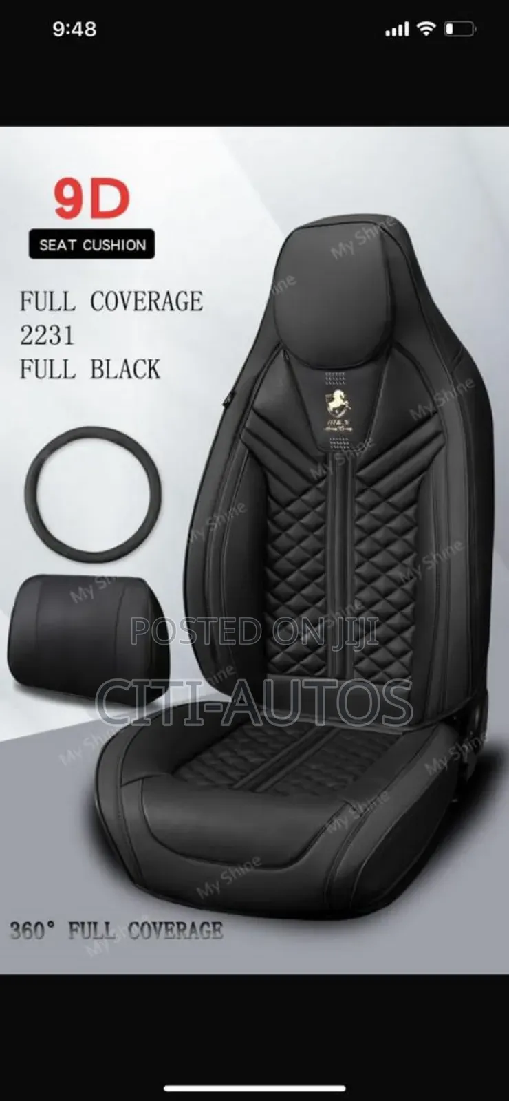 Premium Leather Car Seat Cover.