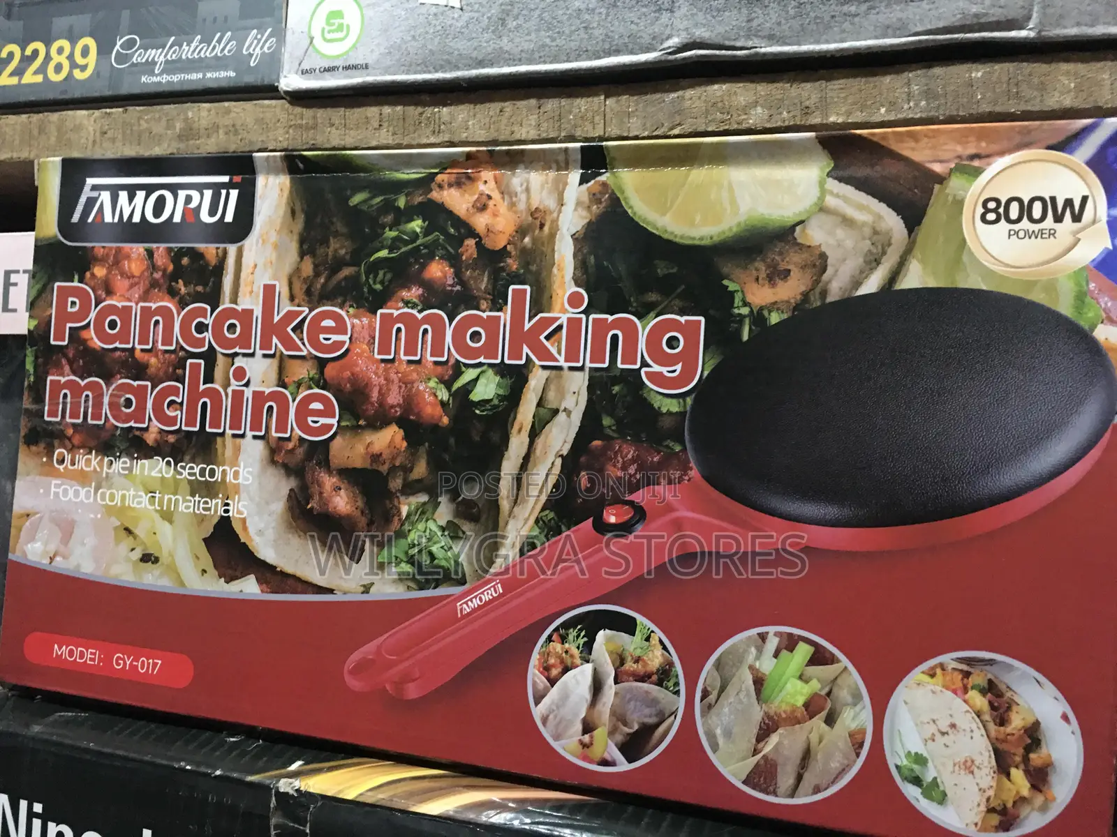 FAMOPUI Non-Stick Electric Pancake Maker