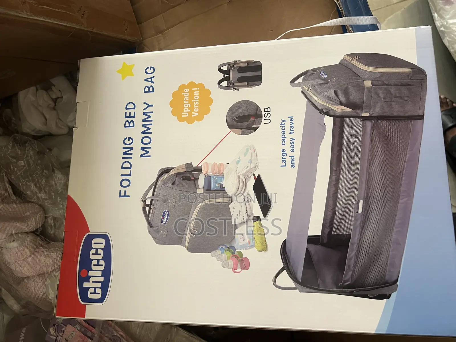 Portable Multi-Function Mother and Baby Bag and Bed