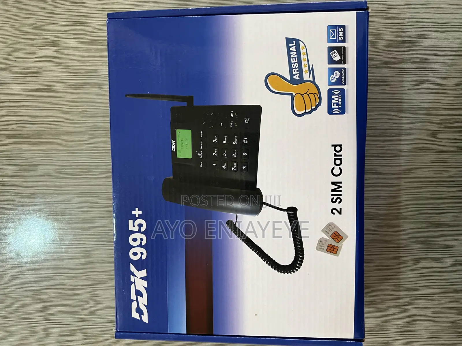 Original Landline Phone With Double Sim Card