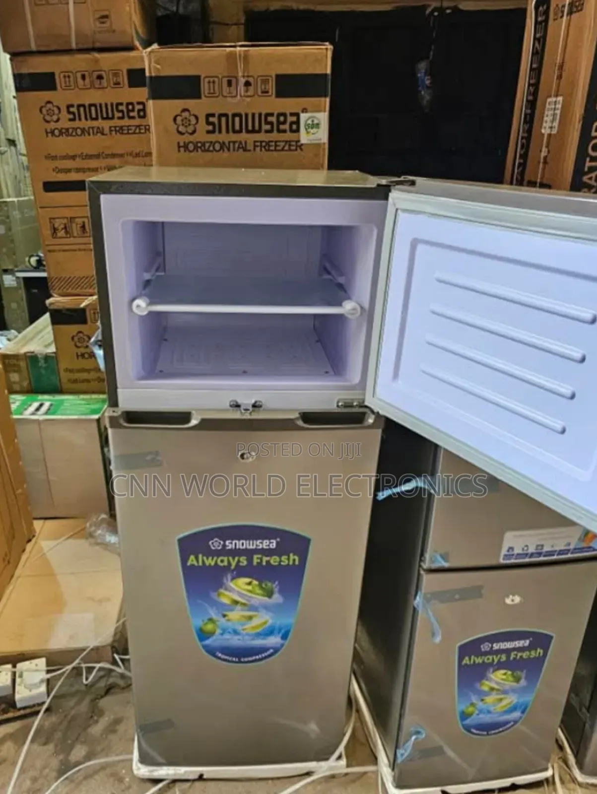 New Snowsea 150L Double Door Fridge Fast Freezing Warranty