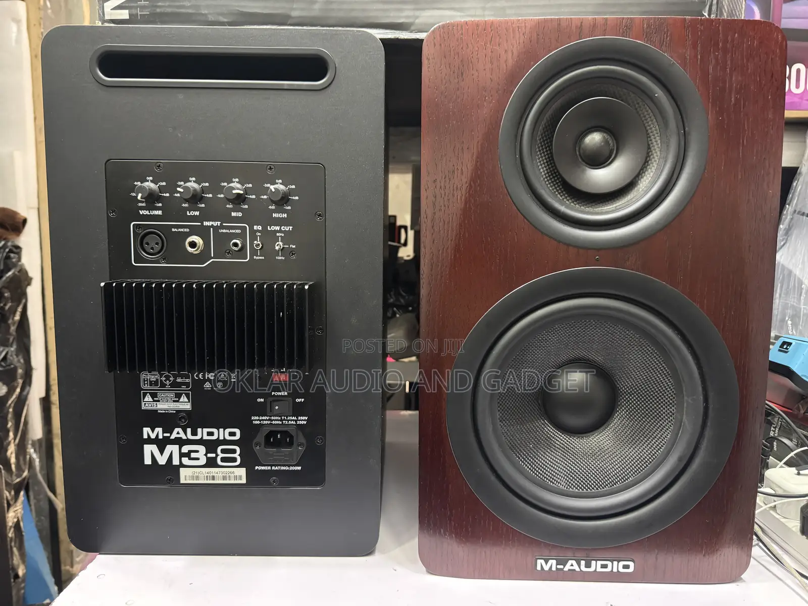 M-Audio M3-8 Three-Way Active Studio Monitor (Open Box)