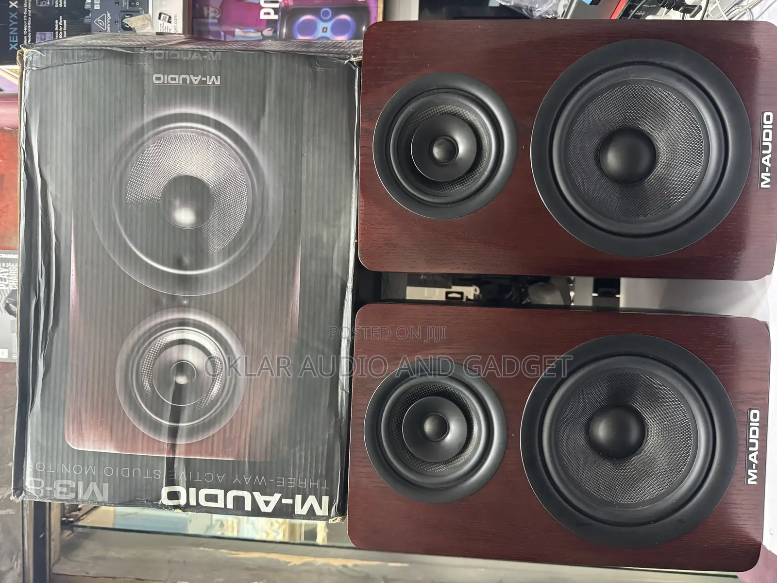 M-Audio M3-8 Three-Way Active Studio Monitor (Open Box)