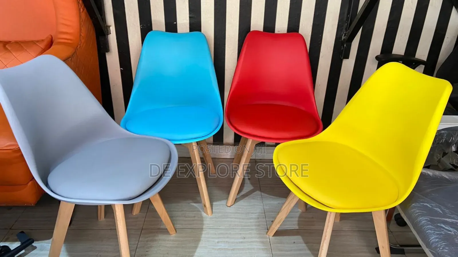 Wooden Leg Dining Chairs