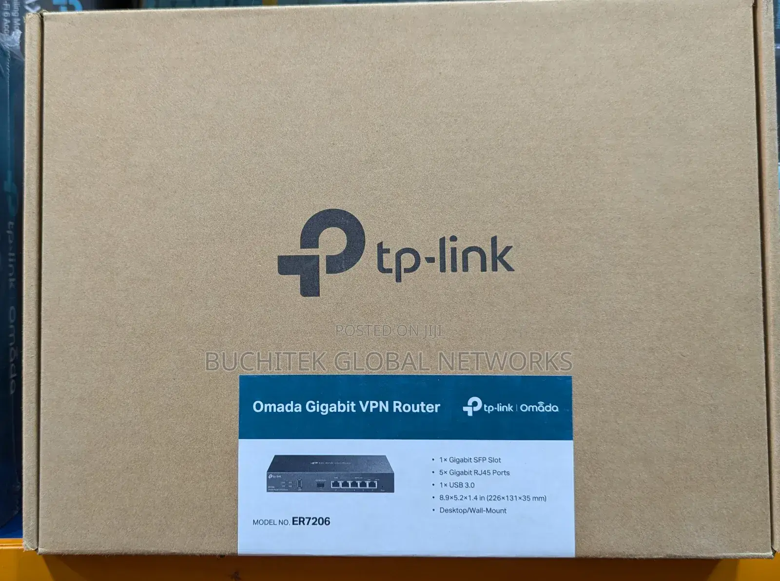 Tp-Link Er7206 Wired Omada Gigabit VPN Router.